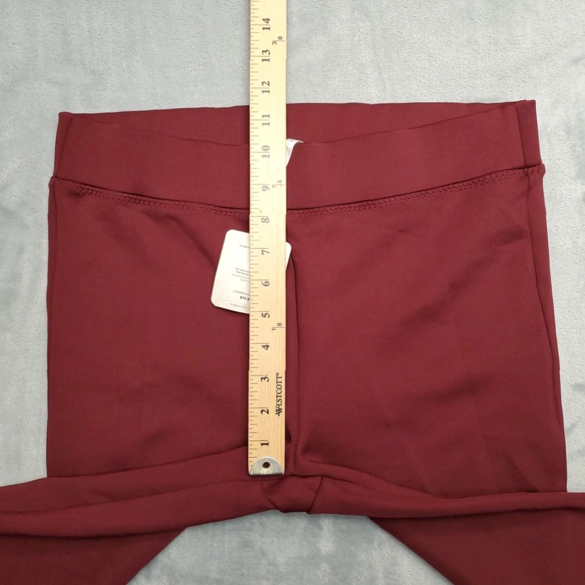Fabletics Fabletics Pants Womens XL maroon High Waisted Legging Yoga Athleisure Atlantis Size 34" / US 12 / IT 48 - 7 Thumbnail