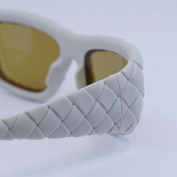 Bottega Veneta Bottega Veneta BV1303S 006 Sunglasses Chalk White Square Size ONE SIZE - 10 Thumbnail