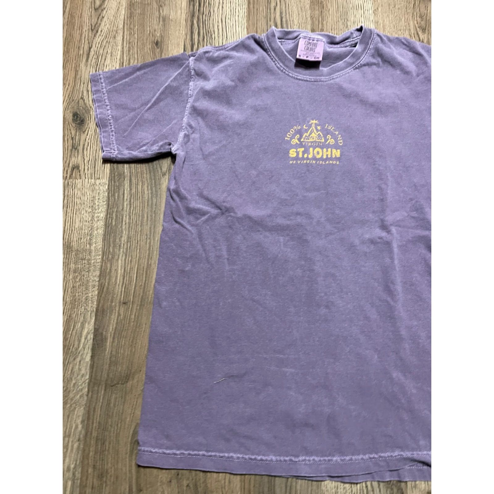 Comfort Colors Comfort Colors Shirt Women's Size Small Purple St. John US Virgin Island Size S / US 4 / IT 40 - 3 Thumbnail