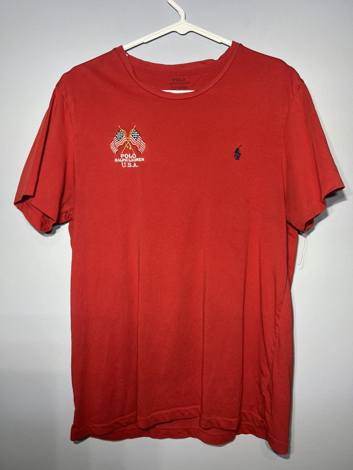 Polo Ralph Lauren Two (2) Ralph Lauren Polo Short Sleeve Shirt, American Flags Size US L / EU 52-54 / 3 - 11 Thumbnail