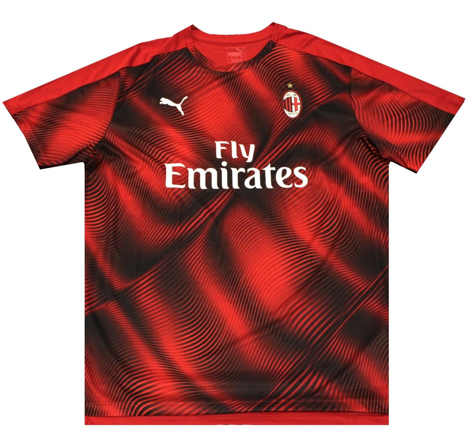 Puma AC Milan 2018-2019 Training Football Shirt (BNWOT) XXL Size ONE SIZE - 1 Preview