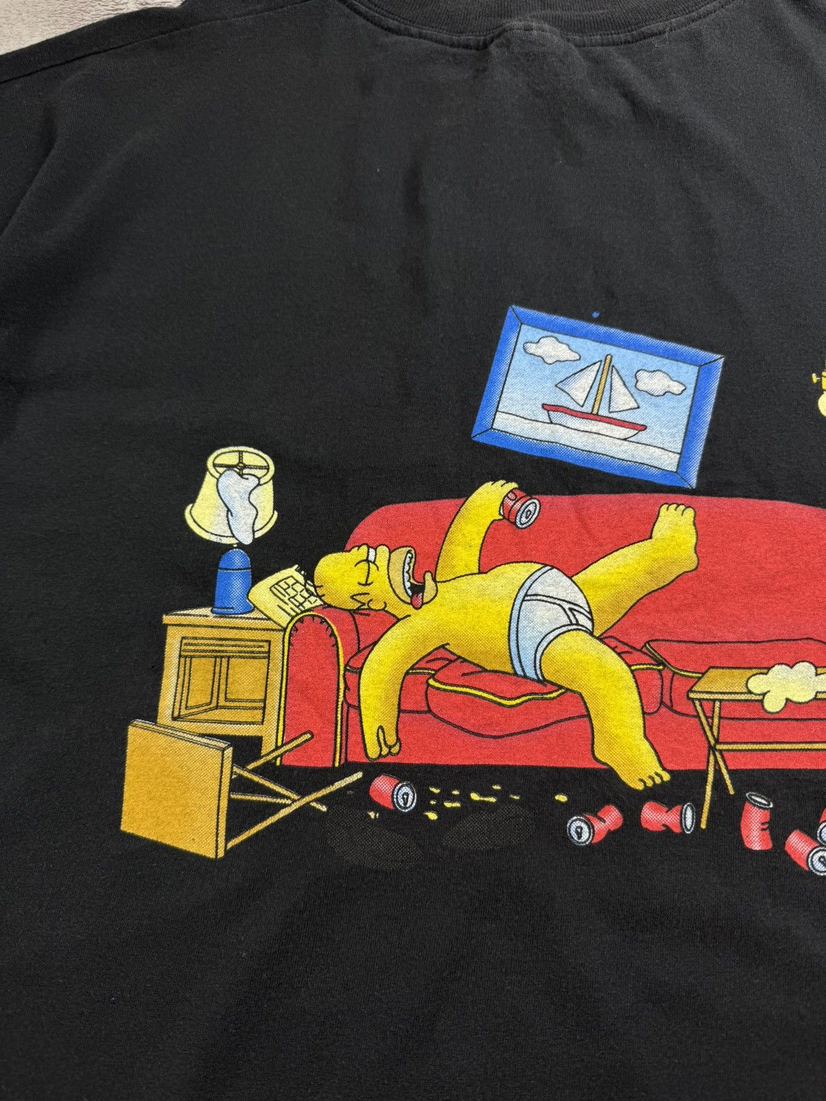 The Simpsons The Simpson Matt Groening Vintage Movie Cartoon 1998 Merch Men’s XLT Shirt Tee Size US XL / EU 56 / 4 - 15 Thumbnail