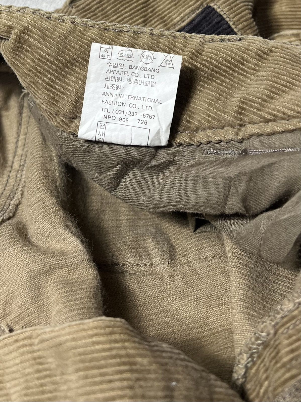 Japanese Brand Crazy Japanese Flared Cargo Tactical Multi Corduroy Pants Size US 30 / EU 46 - 8 Thumbnail