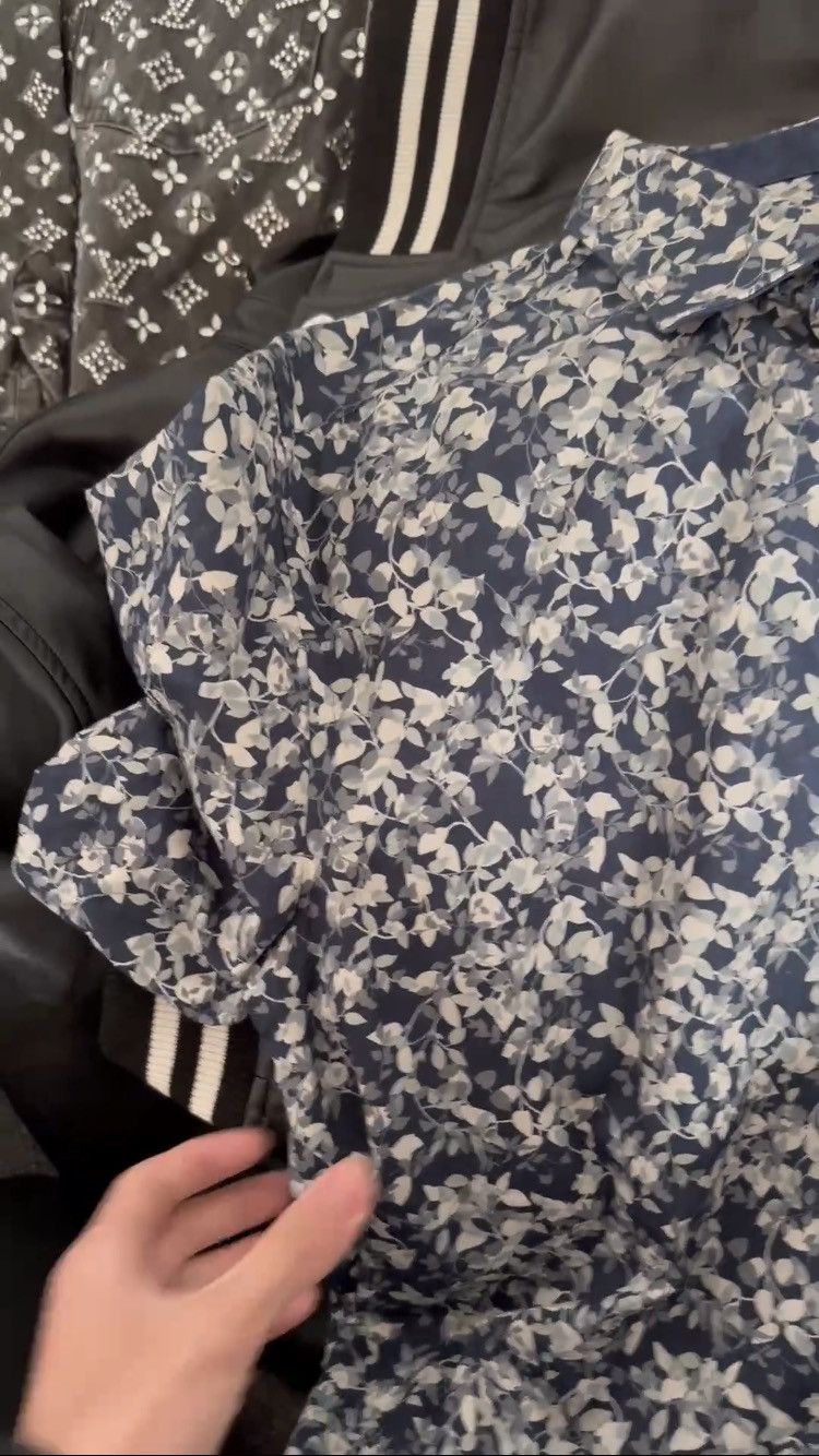 Saint Laurent Paris × Yves Saint Laurent Saint laurent slp 14ss blue floral short sleeve shirt Size US M / EU 48-50 / 2 - 14 Thumbnail
