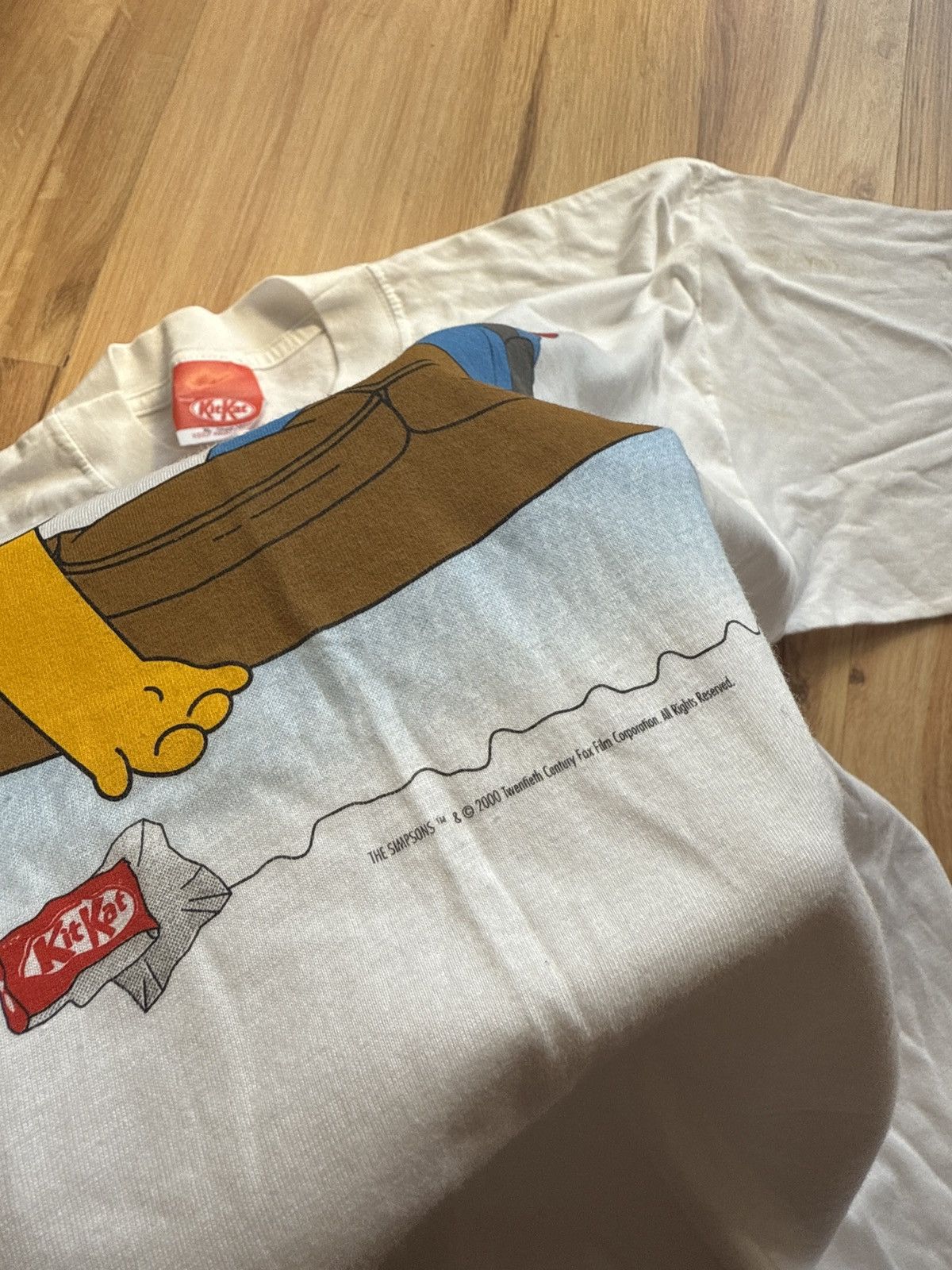 The Simpsons Vintage KitKat collab 2000 the simpsons Size US XL / EU 56 / 4 - 8 Thumbnail