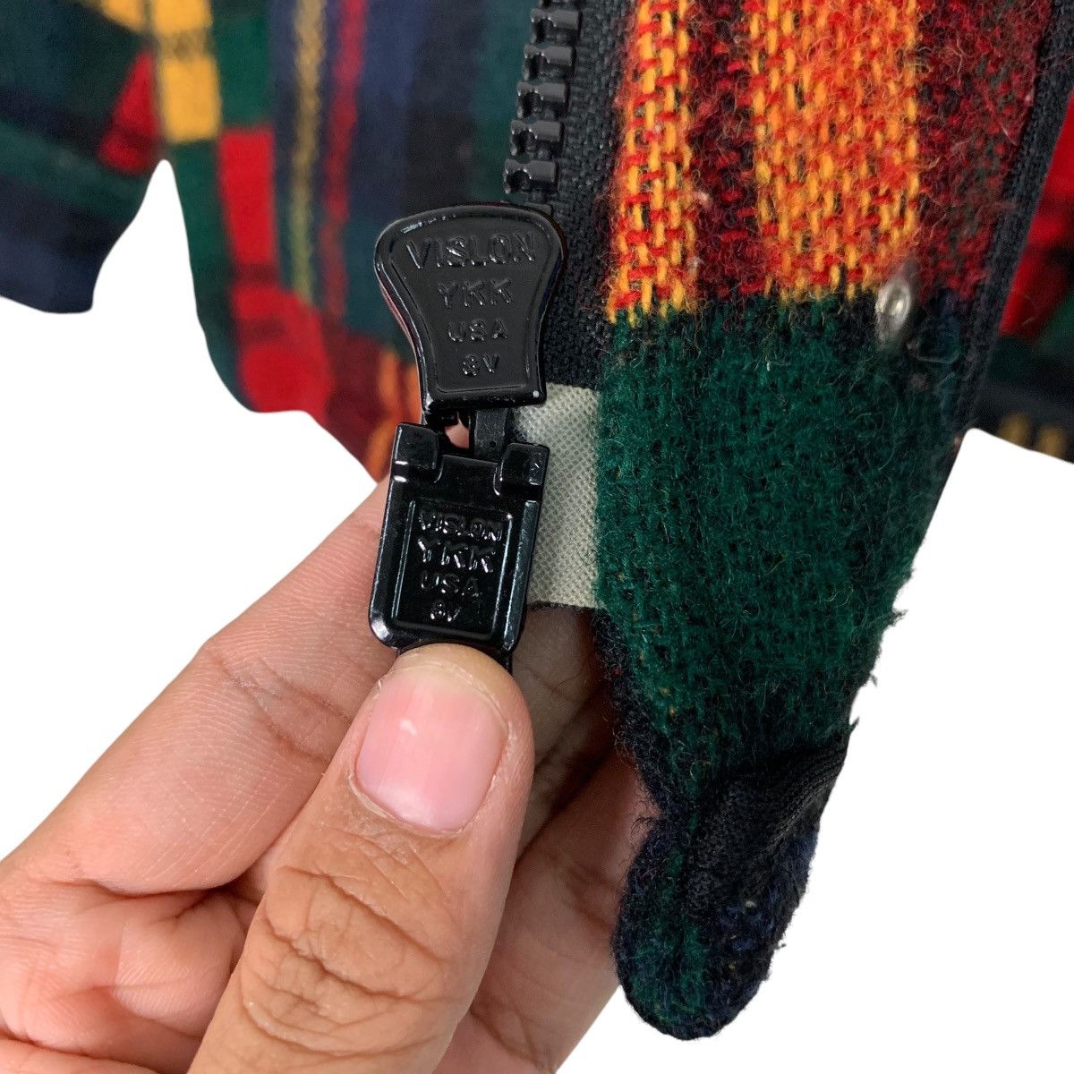 Johnson Woolen Mills Vintage 80s JOHNSON WOOLEN MILLS Plaid Wool Jacket 2704-C121 Size US M / EU 48-50 / 2 - 17 Thumbnail