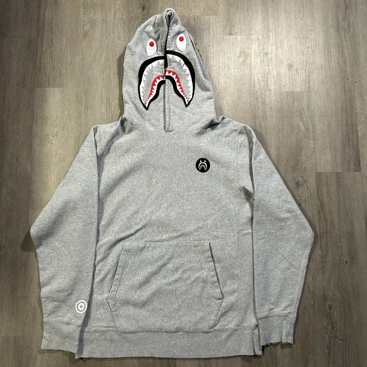 Bape BAPE Shark Pull Over Hoodie Size US XL / EU 56 / 4 - 1 Thumbnail