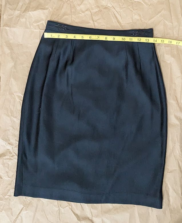 Other Le Suit skirt suit laced collar navy blue size 8P Size M / US 6-8 / IT 42-44 - 4 Thumbnail
