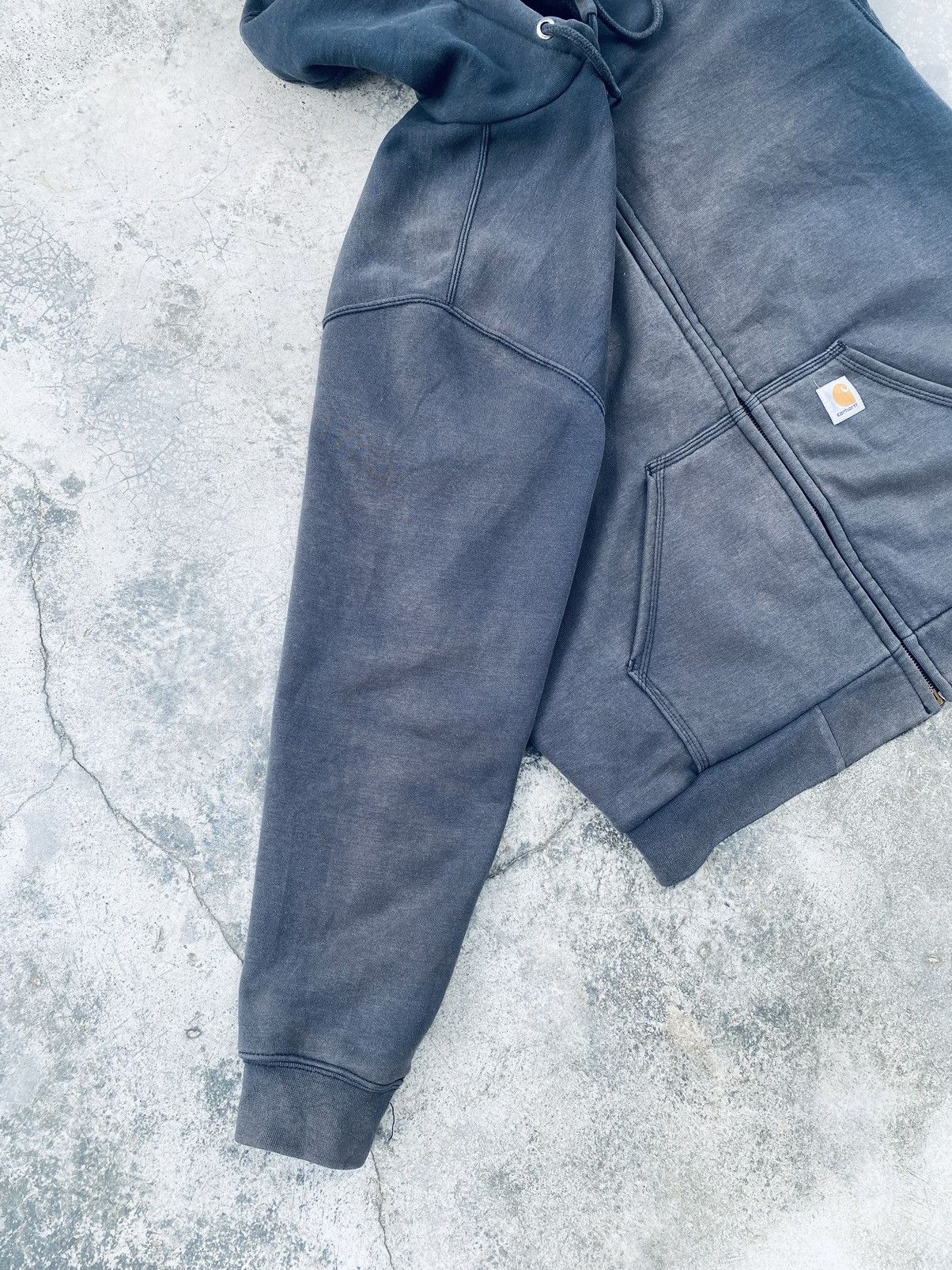 Carhartt Vintage Carhartt Sun Faded Zipper Hoodie Distressed Size US M / EU 48-50 / 2 - 12 Thumbnail