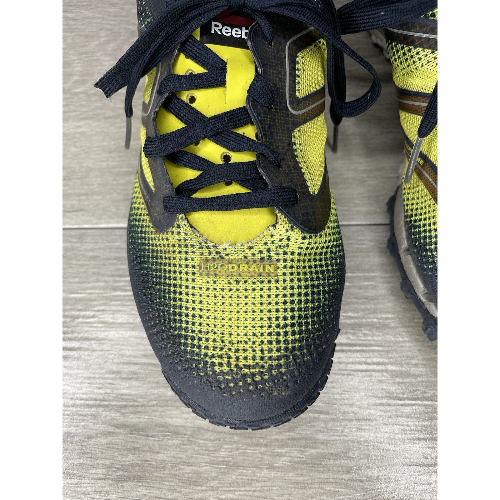 Reebok Reebok H20Drain DuraGrip FitFrame Black Yellow Running Gym S Size US 7.5 / IT 37.5 - 24 Thumbnail