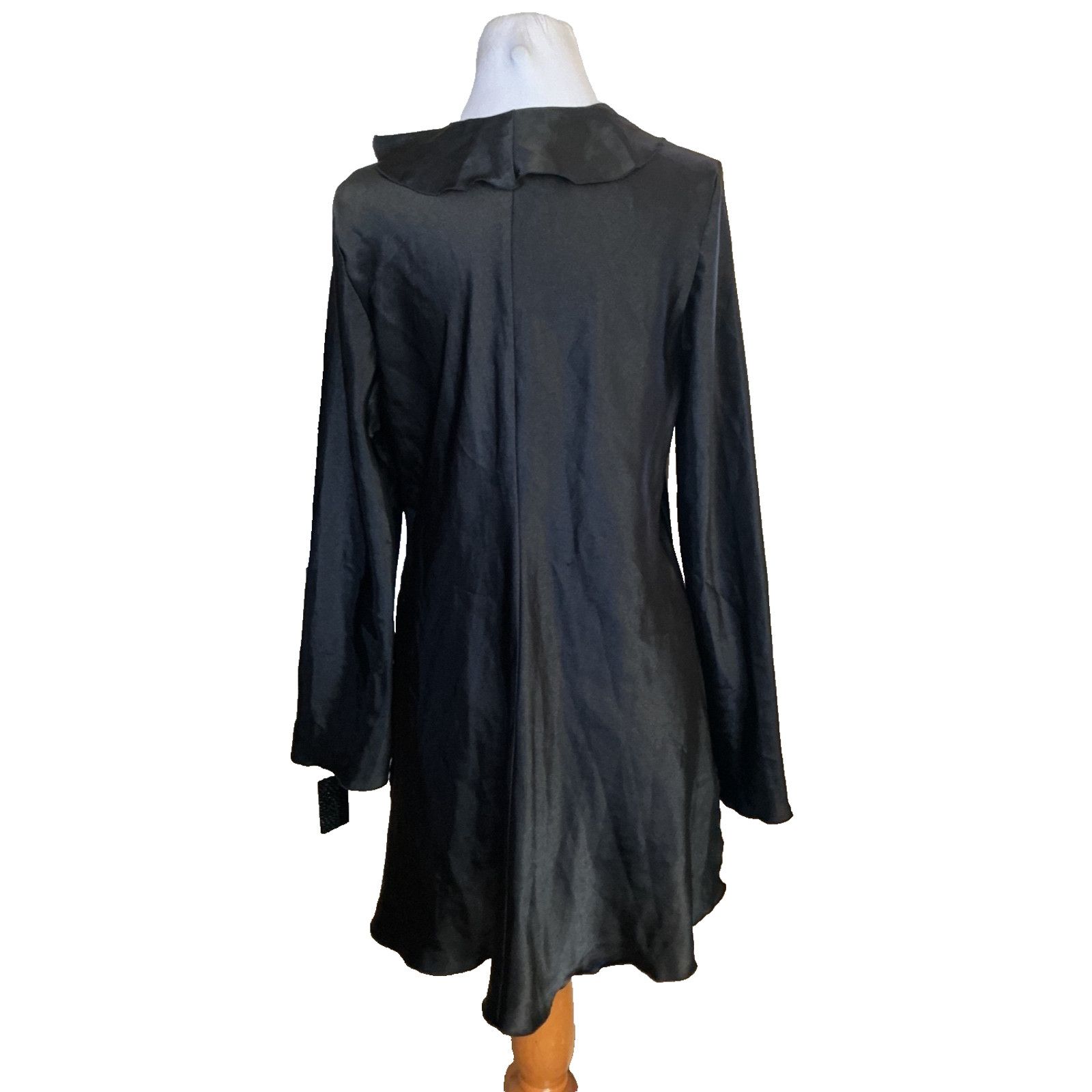 Other FREDERICK'S OF HOLLYWOOD BLACK SATIN BABY DOLL MINI - SZ XL Size XL / US 12-14 / IT 48-50 - 3 Thumbnail