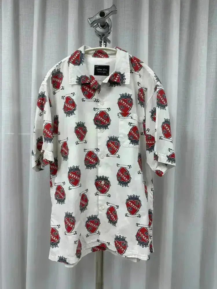 Number (N)ine Number Nine Crown & Heart Shirt-2507 | Grailed