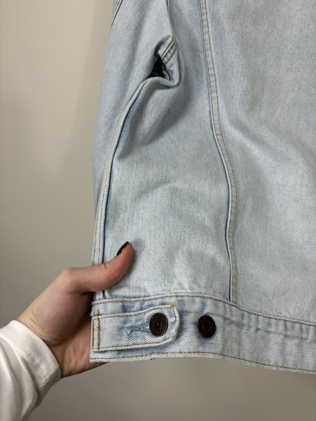 Levi's Vintage 90s Levi’s USA Faded Washed Rare Hype Denim Jacket Size US M / EU 48-50 / 2 - 20 Thumbnail