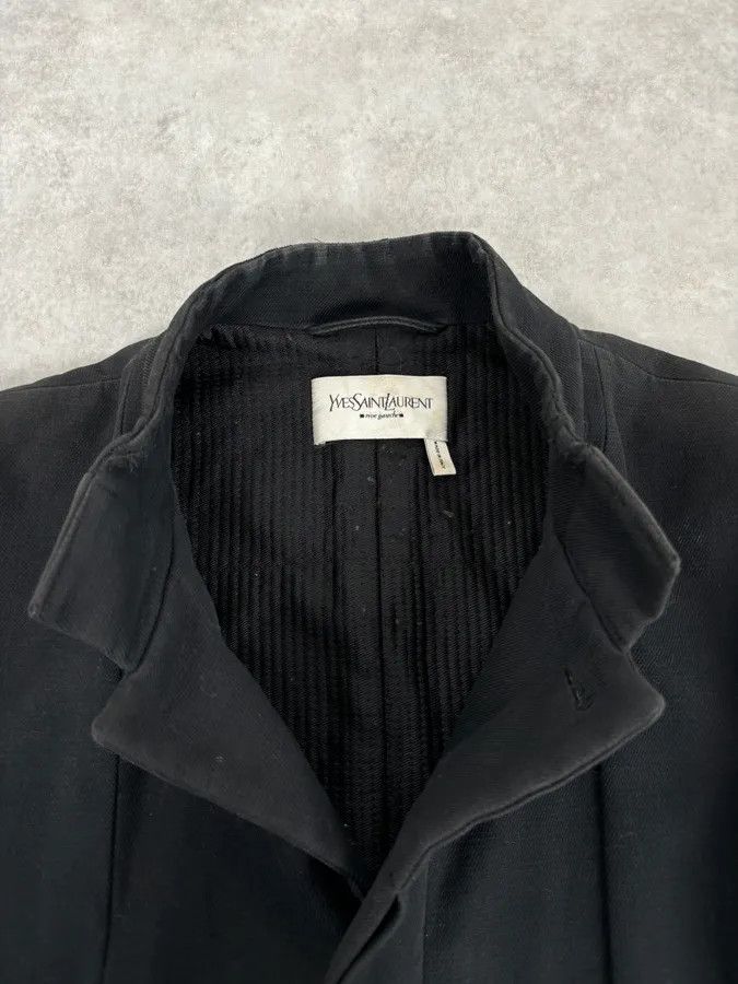 Yves Saint Laurent AW2010 Yves Saint Laurent Classy Officer Buttoned Black Long Wool Coat Size US M / EU 48-50 / 2 - 8 Thumbnail