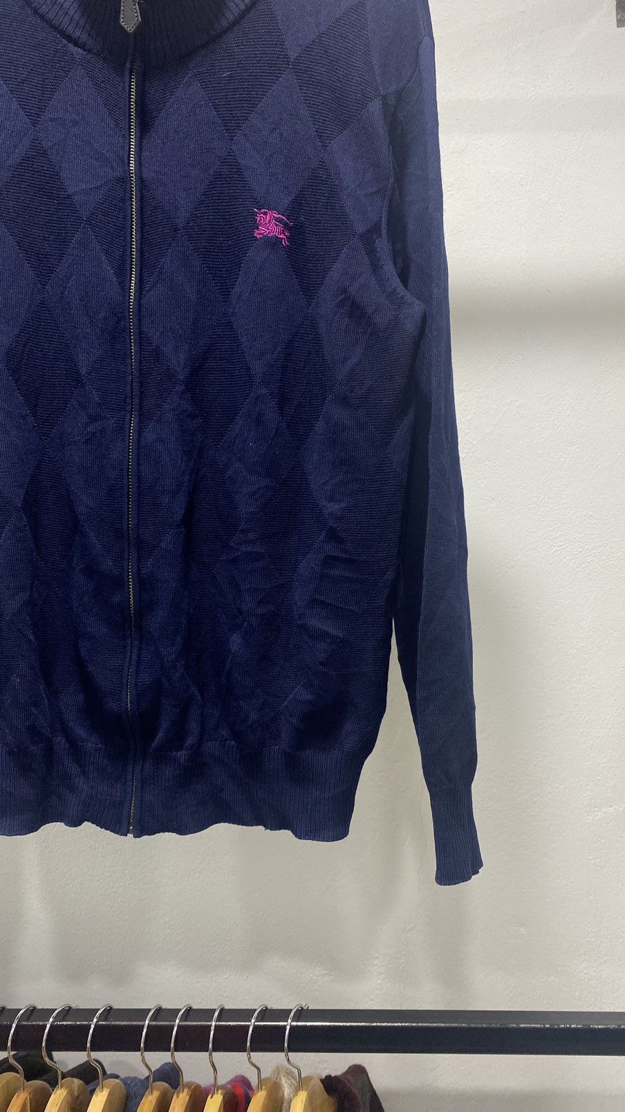 Burberry Burberry Black Label Diamond Knitwear Zip up Size US M / EU 48-50 / 2 - 3 Thumbnail