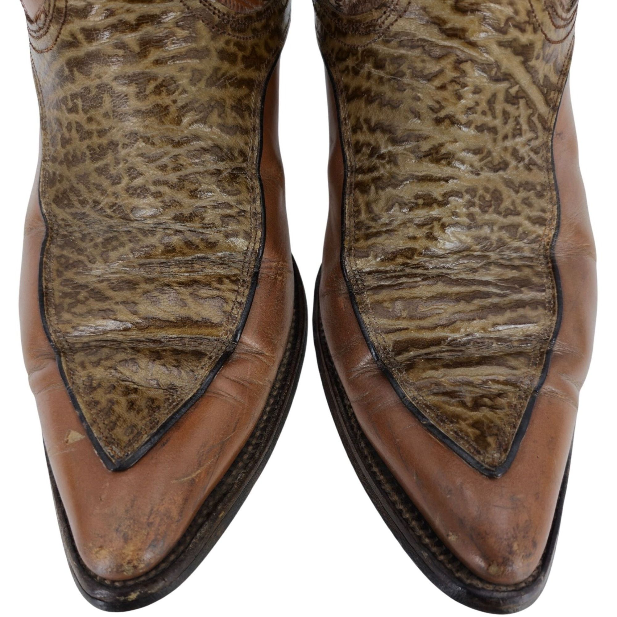 Nocona Vintage Nocona Boots Exotic Shark skin + Leather Diamond Size US 9 / EU 42 - 4 Thumbnail