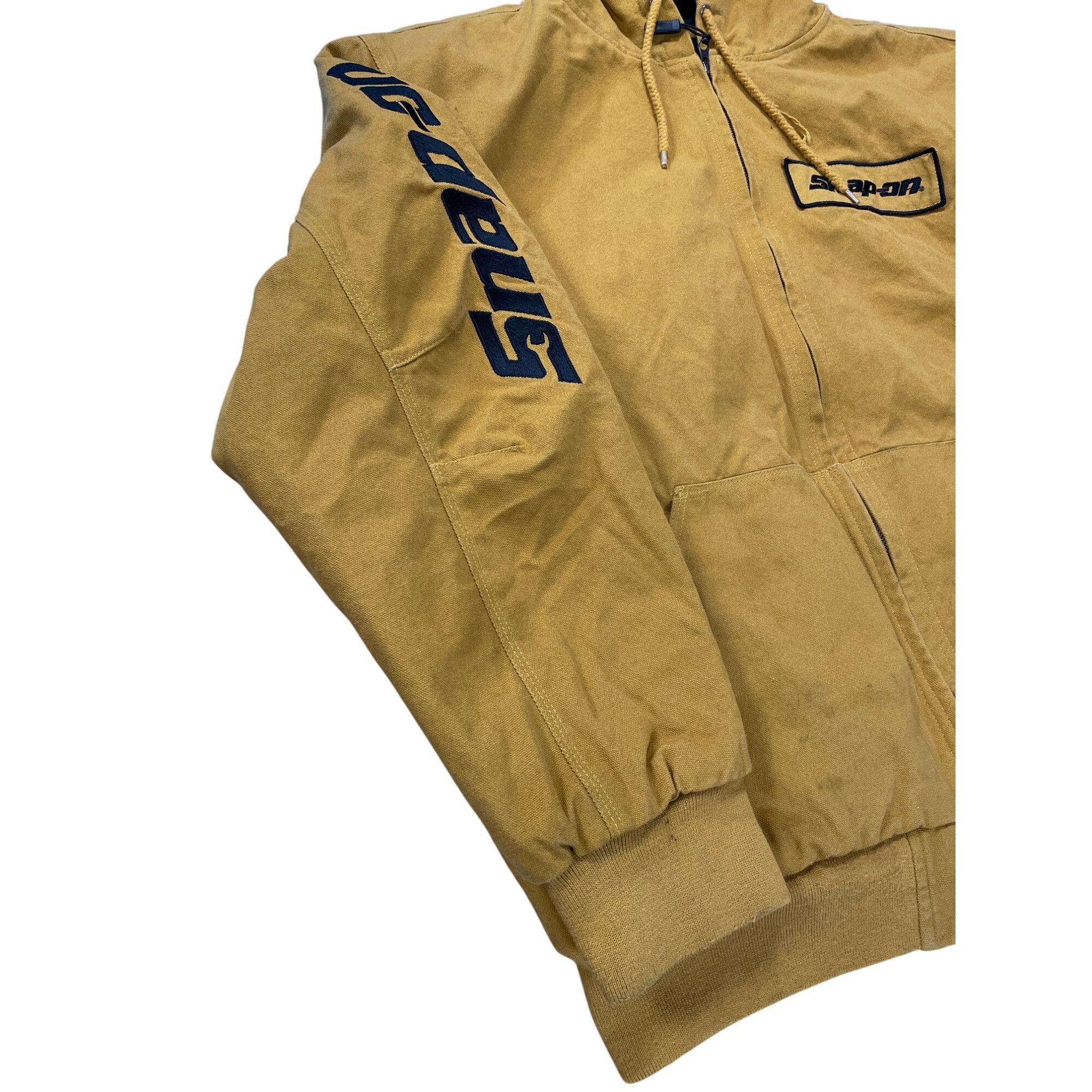 Other Snap-On Tools Mens Traditional Mustard golden work jacket qu Size US XXL / EU 58 / 5 - 2 Thumbnail