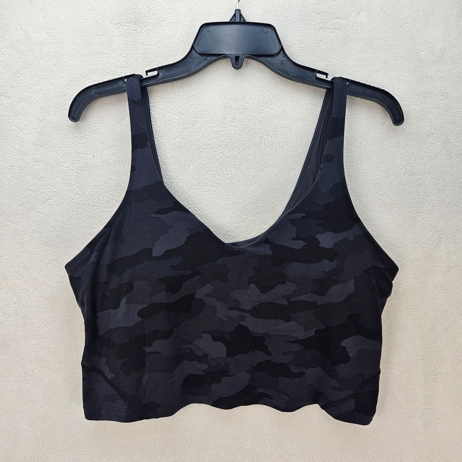 Lululemon LULULEMON WOMEN'S 14 ALIGN TANK TOP A/B CUP BLACK CAMO Size XL / US 12-14 / IT 48-50 - 1 Thumbnail