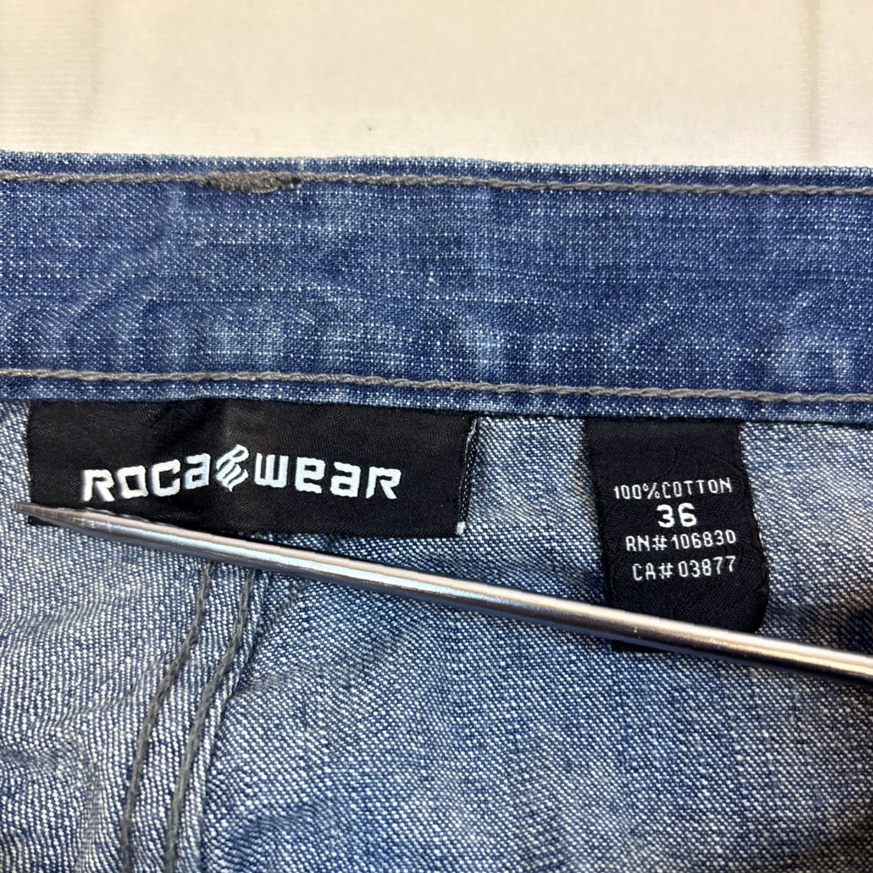 Rocawear Rocawear Jean Shorts Men’s Y2K Baggy Loose 36 Blue Denim Jorts Mens 36 Blue Denim Size US 36 / EU 52 - 5 Thumbnail
