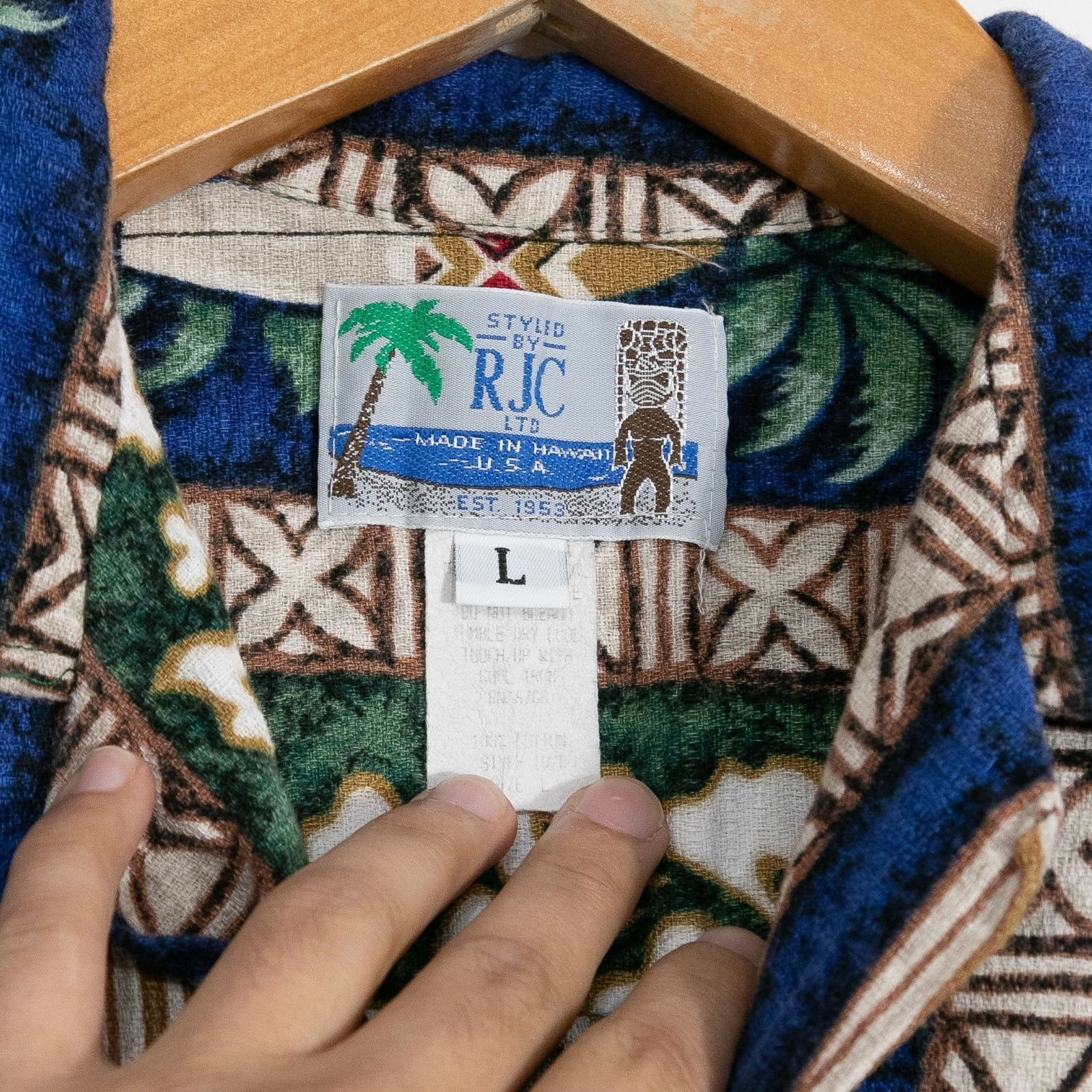 Vintage Vintage 90s Hawaiian Floral Button up Shirt Mens Large Size US L / EU 52-54 / 3 - 4 Thumbnail