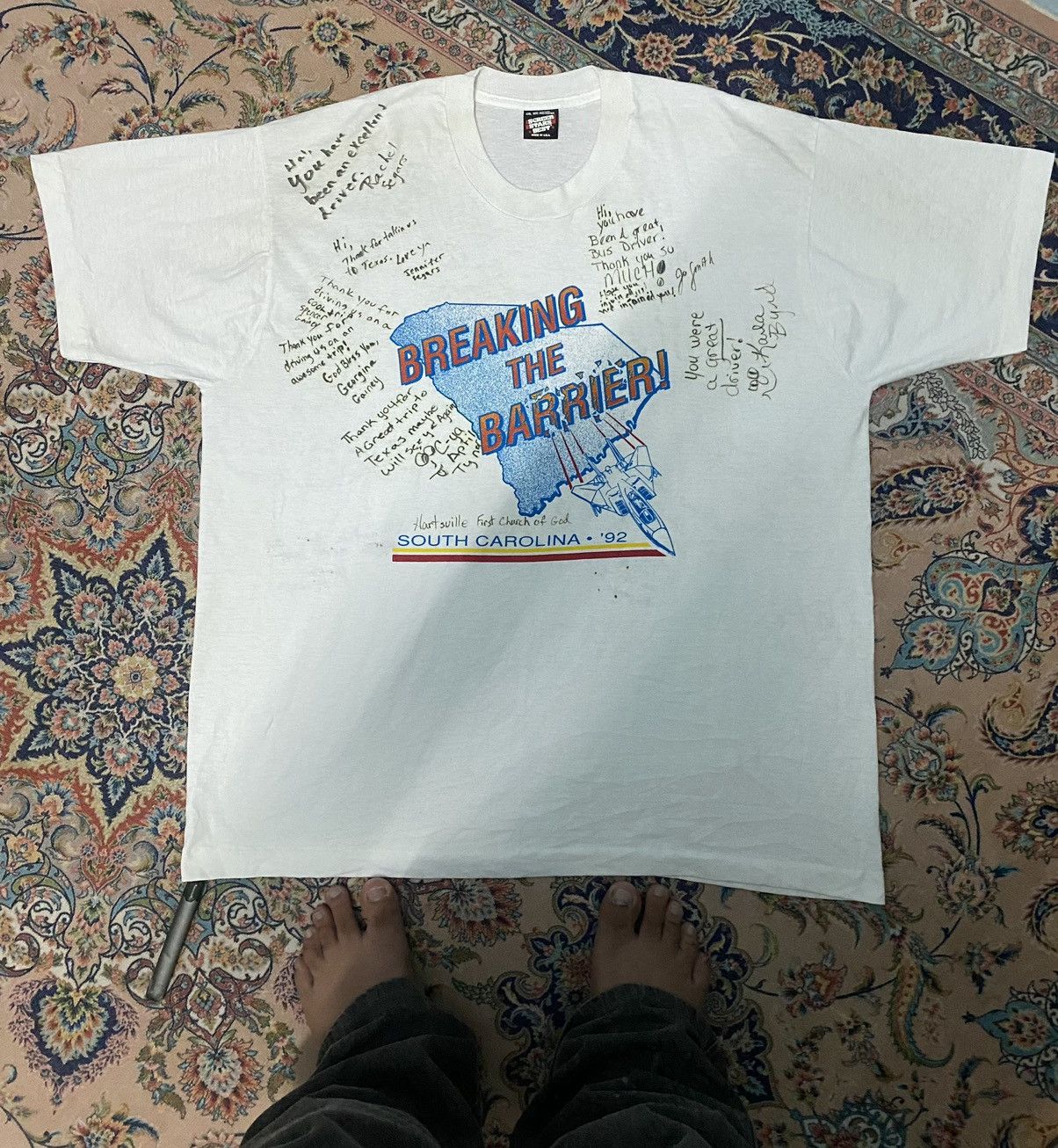 Vintage Vintage south carolina 1992 With Utografh Pilot 🚀 Size US XXL / EU 58 / 5 - 3 Thumbnail