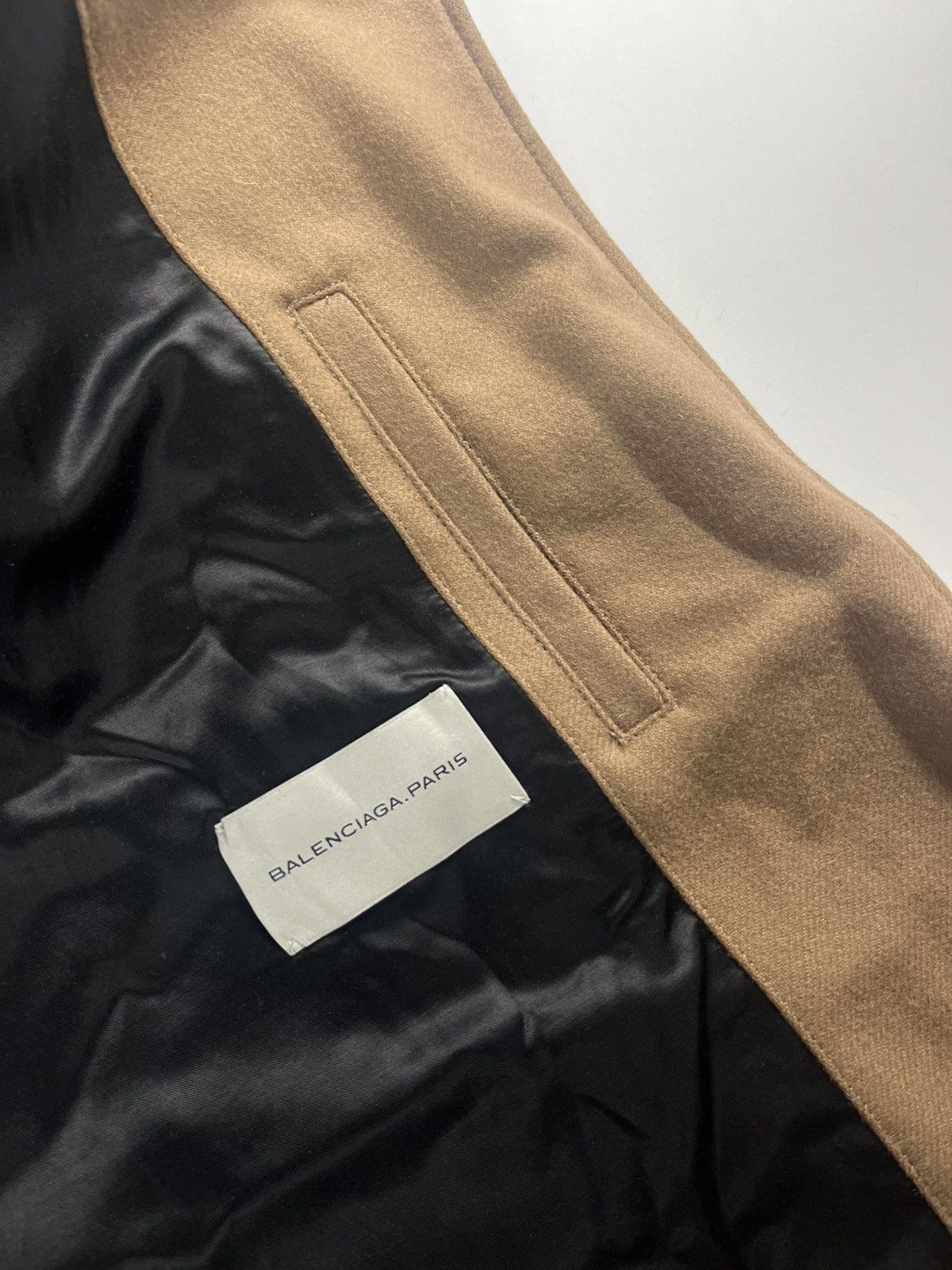 Balenciaga Balenciaga Leather Trimmed Multi-Zip Camel Coat FW 2011 Size US M / EU 48-50 / 2 - 7 Thumbnail