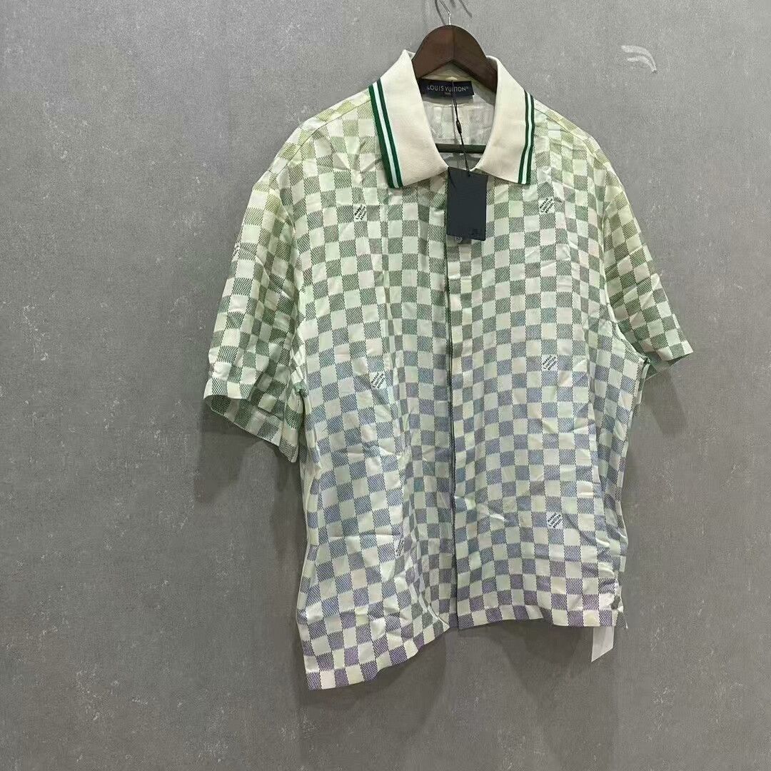 Louis Vuitton louis vuitton checkered polo shirt, size XL Size US XL / EU 56 / 4 - 3 Thumbnail