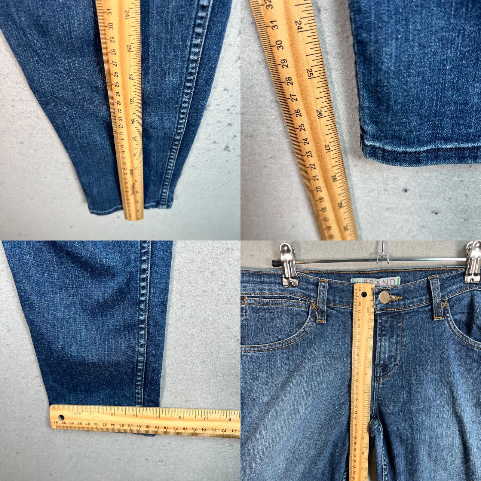 J Brand VINTAGE J Brand Jeans Womens 30 Dark Blue Denim Skinny Fit Size 30" / US 8 / IT 44 - 8 Thumbnail