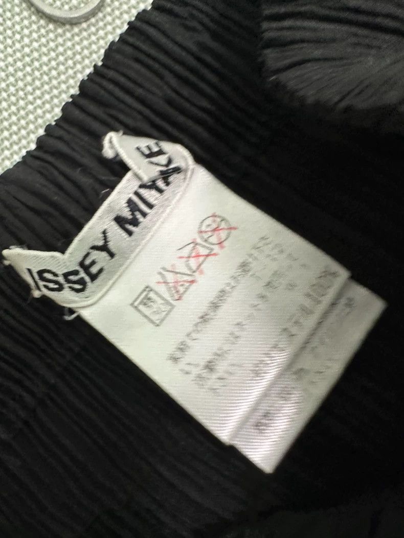 Issey Miyake Issey Miyake size:XS Black toothpick pleated trousers as t Size 22" - 3 Thumbnail