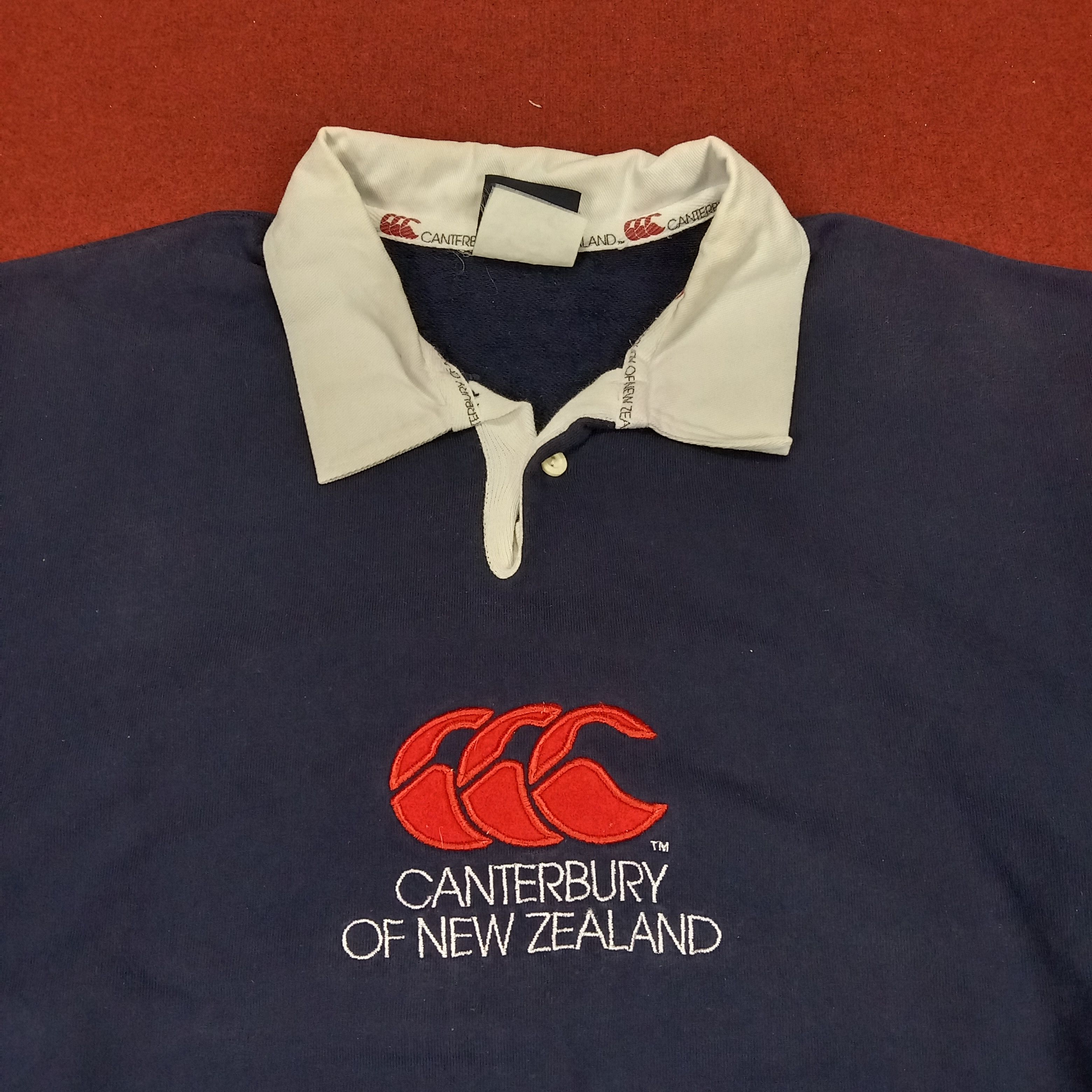 Canterbury of New Zealand × Vintage Canterbury Streetwear Sportswear Style Polo Rugby Sweatshirt Size US L / EU 52-54 / 3 - 2 Thumbnail