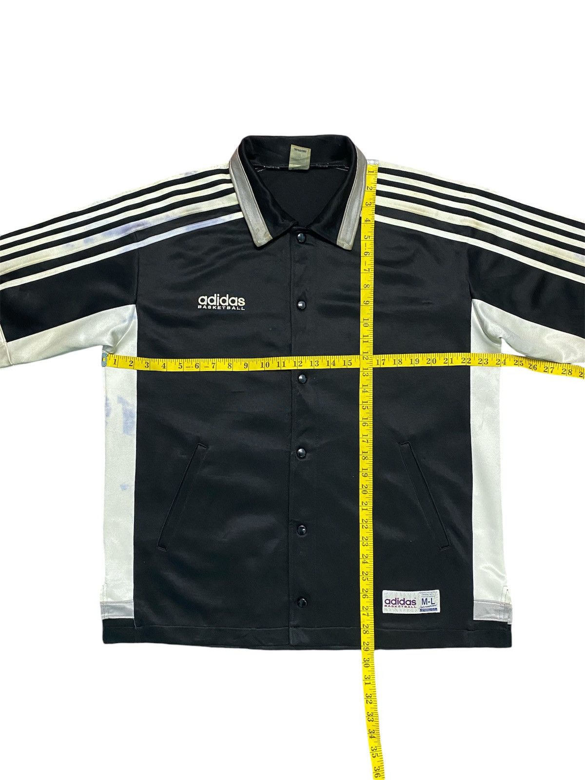 Adidas × Vintage Rare Vintage adidas basketball tracktop button up Size US L / EU 52-54 / 3 - 8 Thumbnail