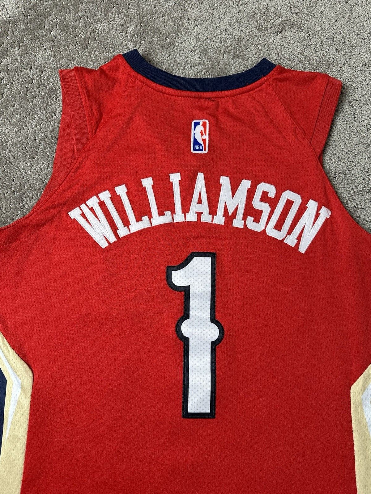 NBA Mens Jersey NBA #1 Williamson New Orleans Pelicans, Sz 48 L Size US L / EU 52-54 / 3 - 3 Thumbnail