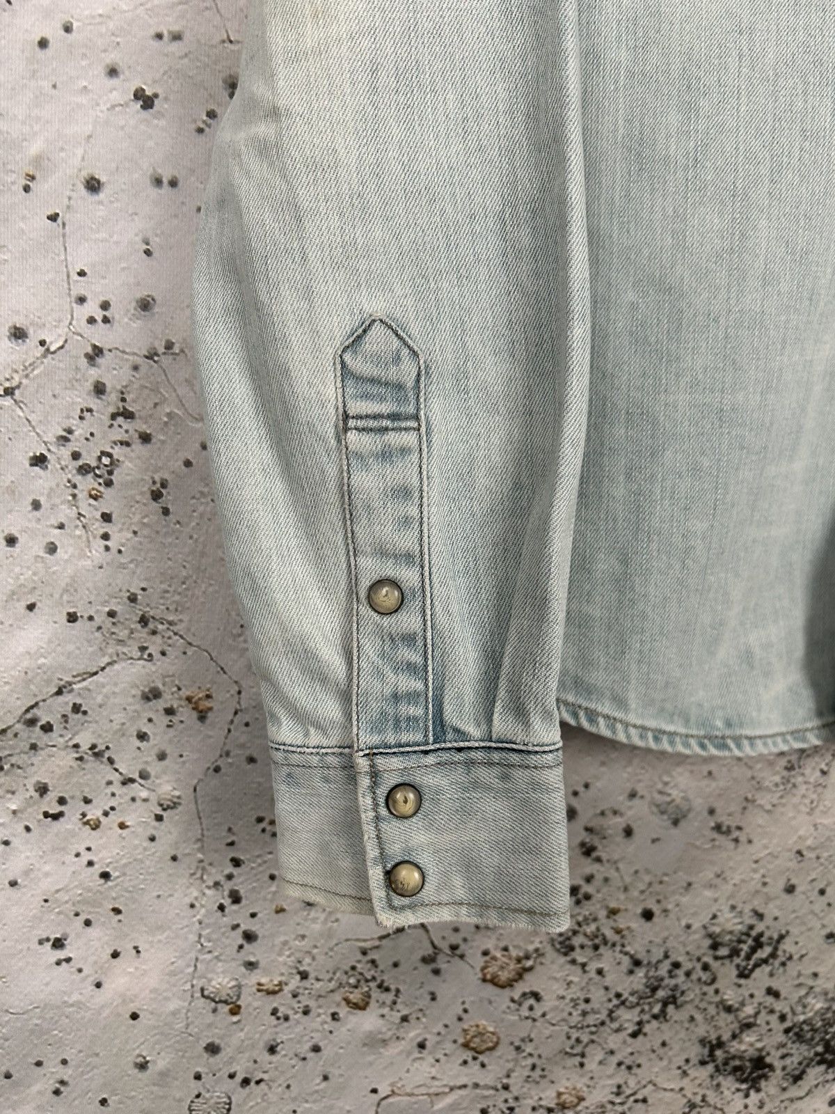 Allsaints Allsaints Denim Shirt Avant Garde Jeans Luxury Designer Size US M / EU 48-50 / 2 - 4 Thumbnail