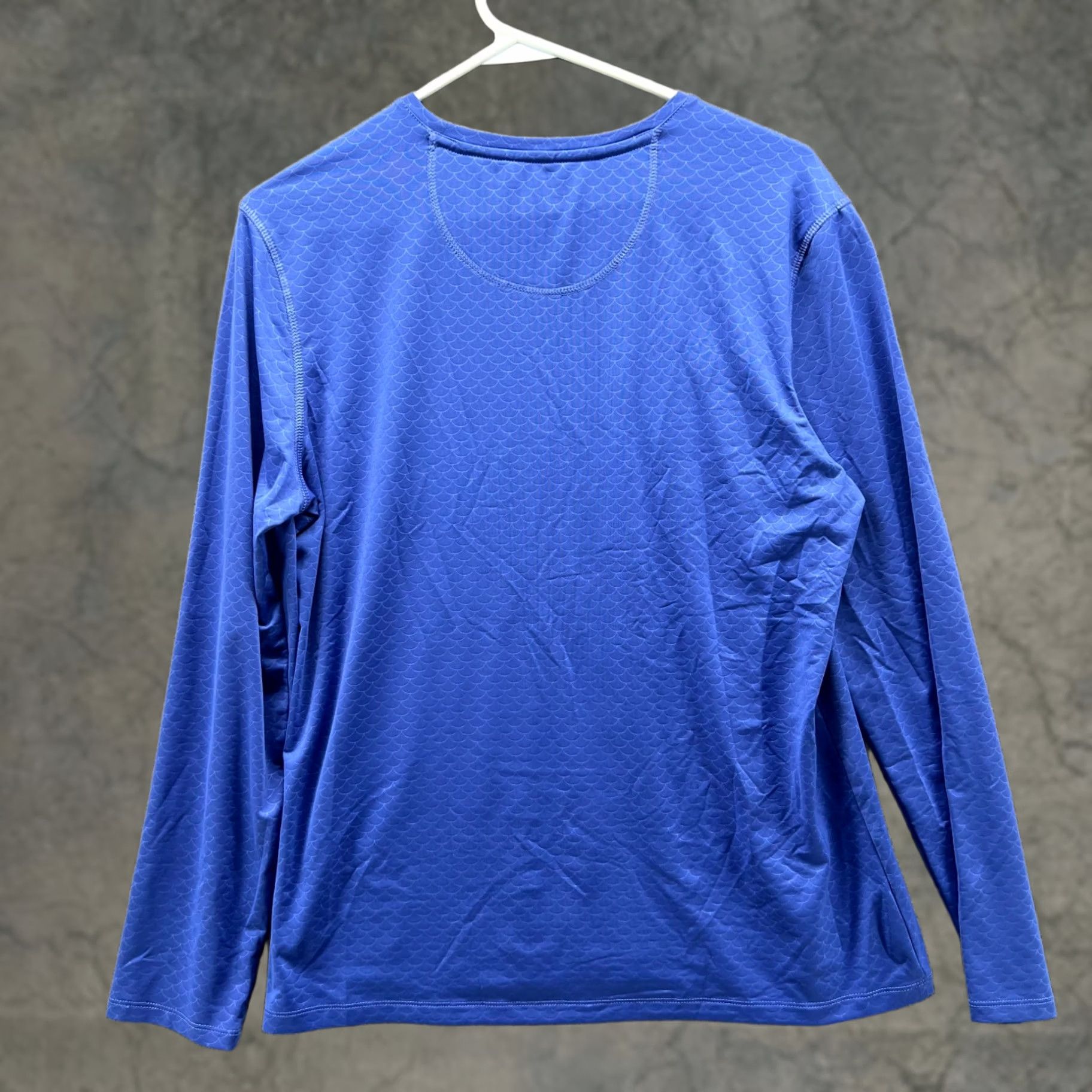 Vintage VINTAGE Reel Legends Shirt Men L Blue KEEP IT COOL Performance Rash Guard UPF Long Sleeve Crew Neck Logo Size US L / EU 52-54 / 3 - 1 Thumbnail