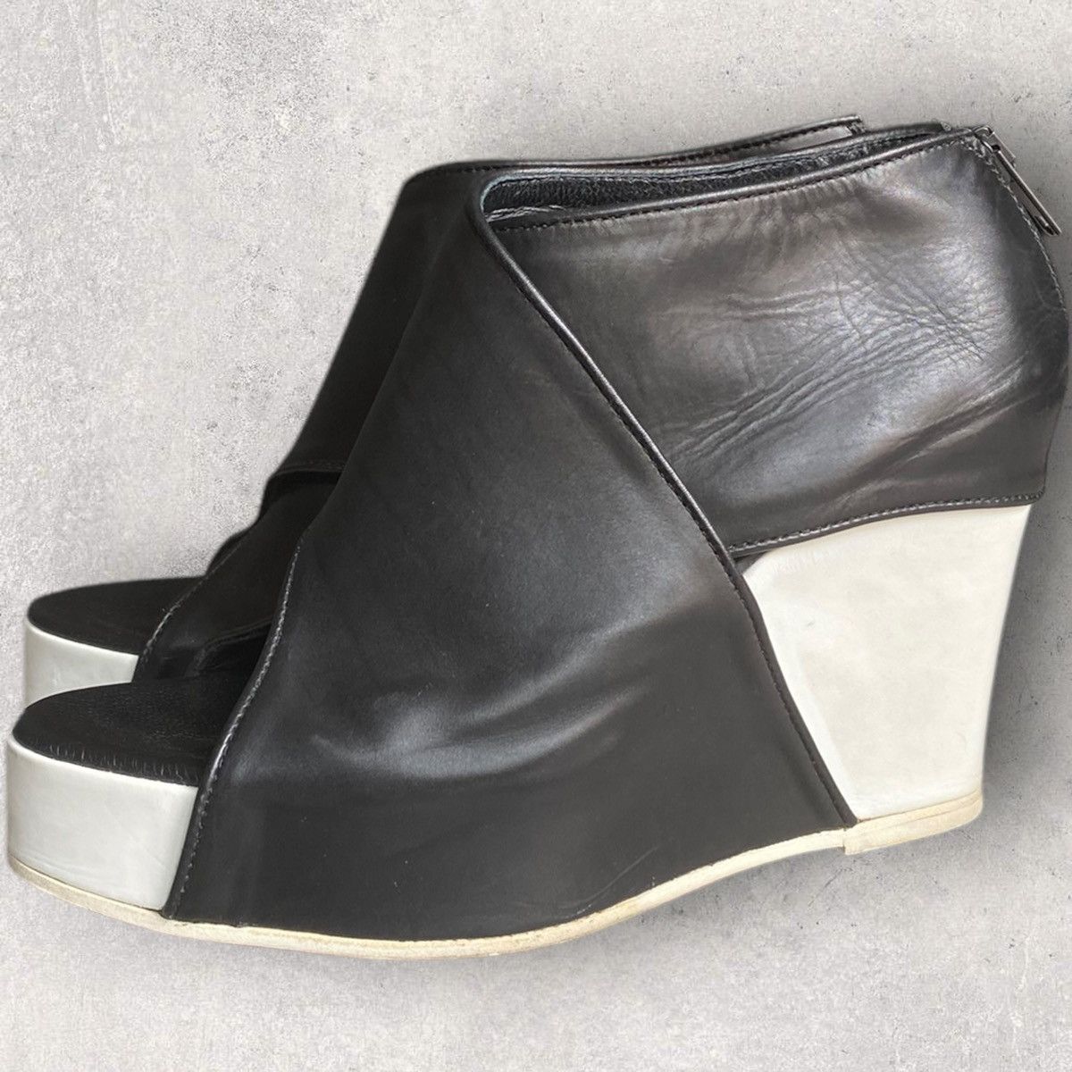 Ann Demeulemeester Open Toe Platform Heels Size US 6.5 / IT 36.5 - 1 Thumbnail