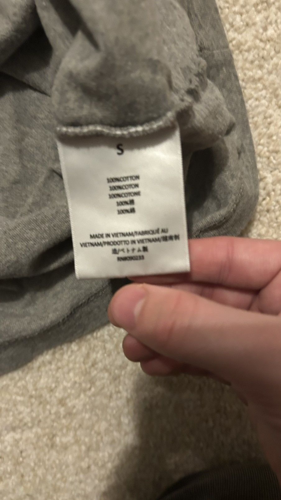 Fear of God Fear of god essentials tee Size US S / EU 44-46 / 1 - 6 Thumbnail