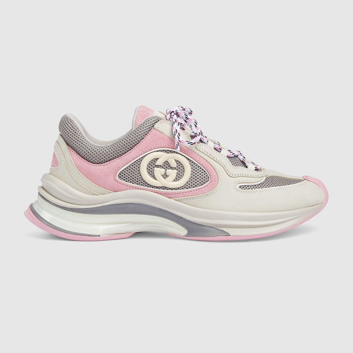 Gucci o1s1wg110225 Women's Gucci Run Sneakers in Multicolor Size US 6 / IT 36 - 1 Thumbnail