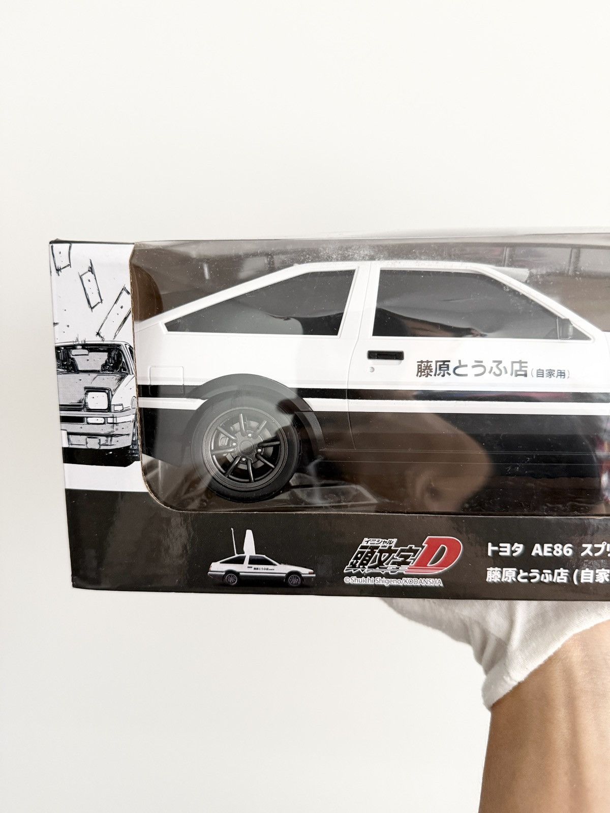 Formula 1 RARE! INITIAL D TOYOTA AE86 Sprinter Trueno Tissue Box Size ONE SIZE - 2 Thumbnail