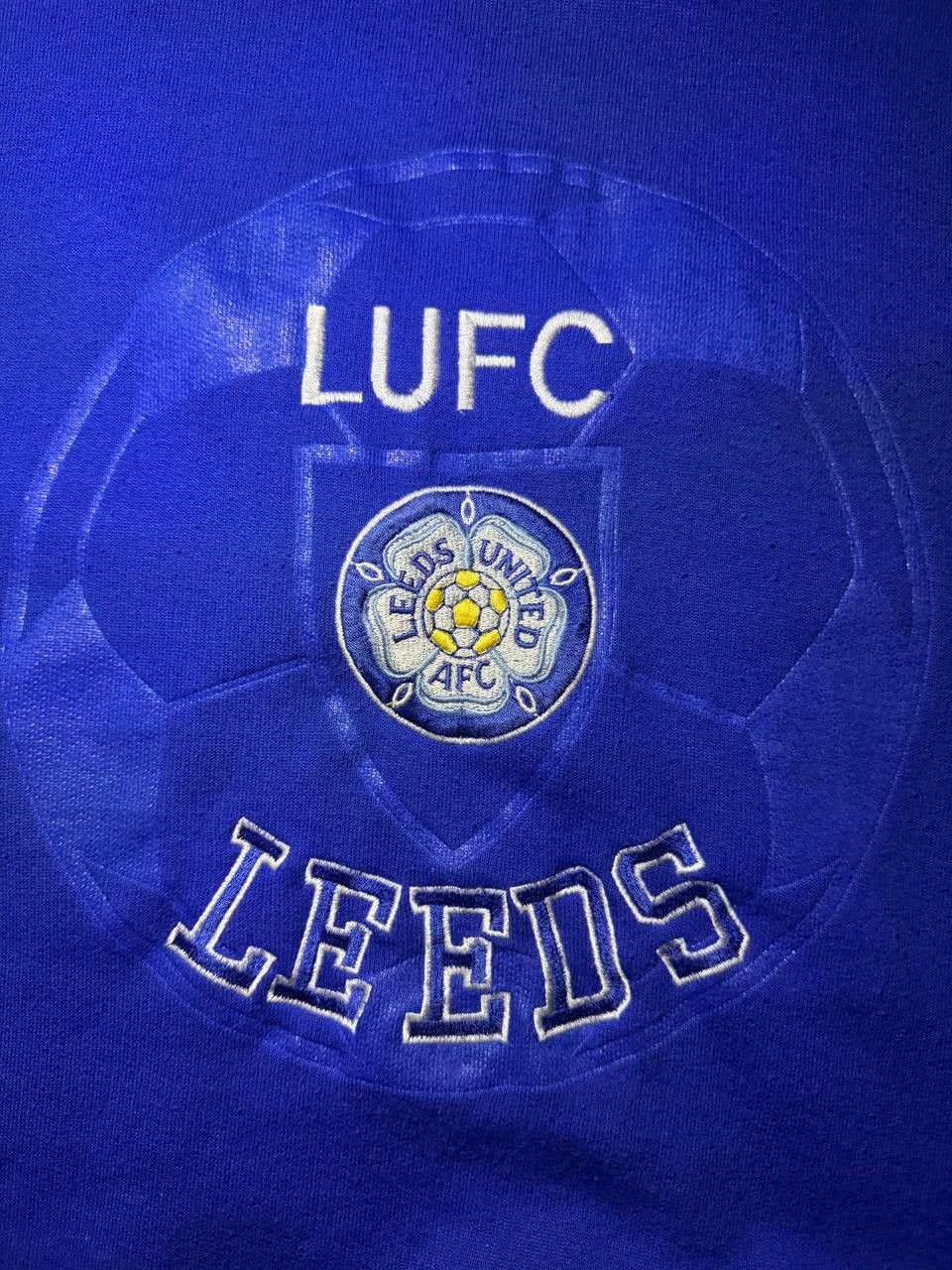 Vintage Leisure Line Leeds United vintage 1993-1995 sweatshirt Size US L / EU 52-54 / 3 - 3 Thumbnail
