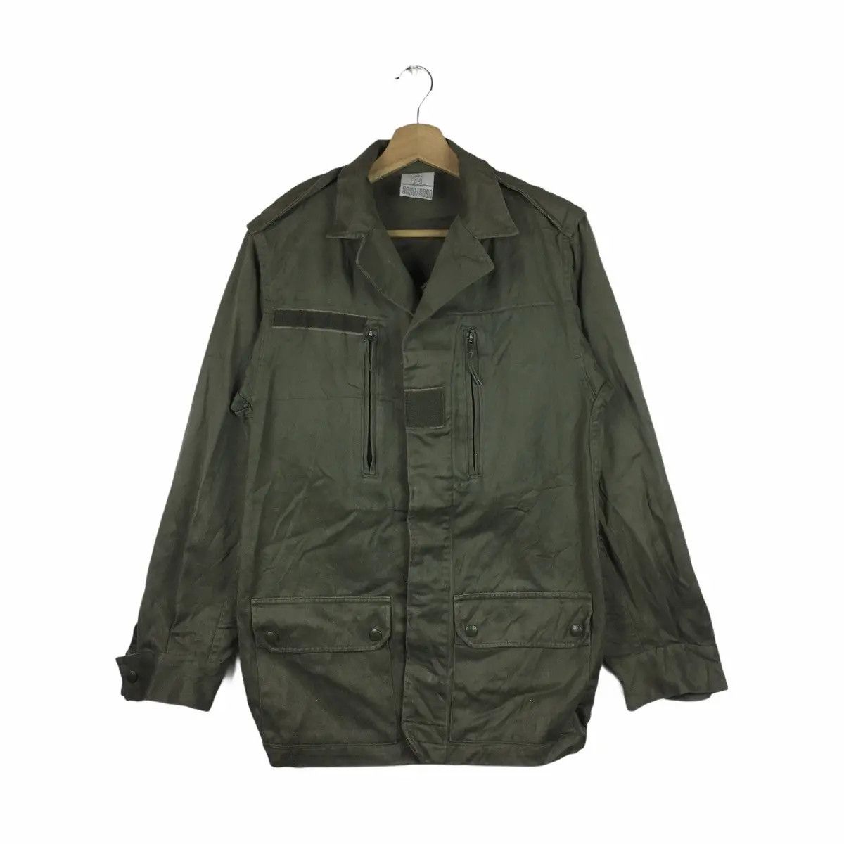 Vintage Vtg 1988 VILLEFRANCHE Army Military Jacket Parka Trench Size US S / EU 44-46 / 1 - 1 Thumbnail
