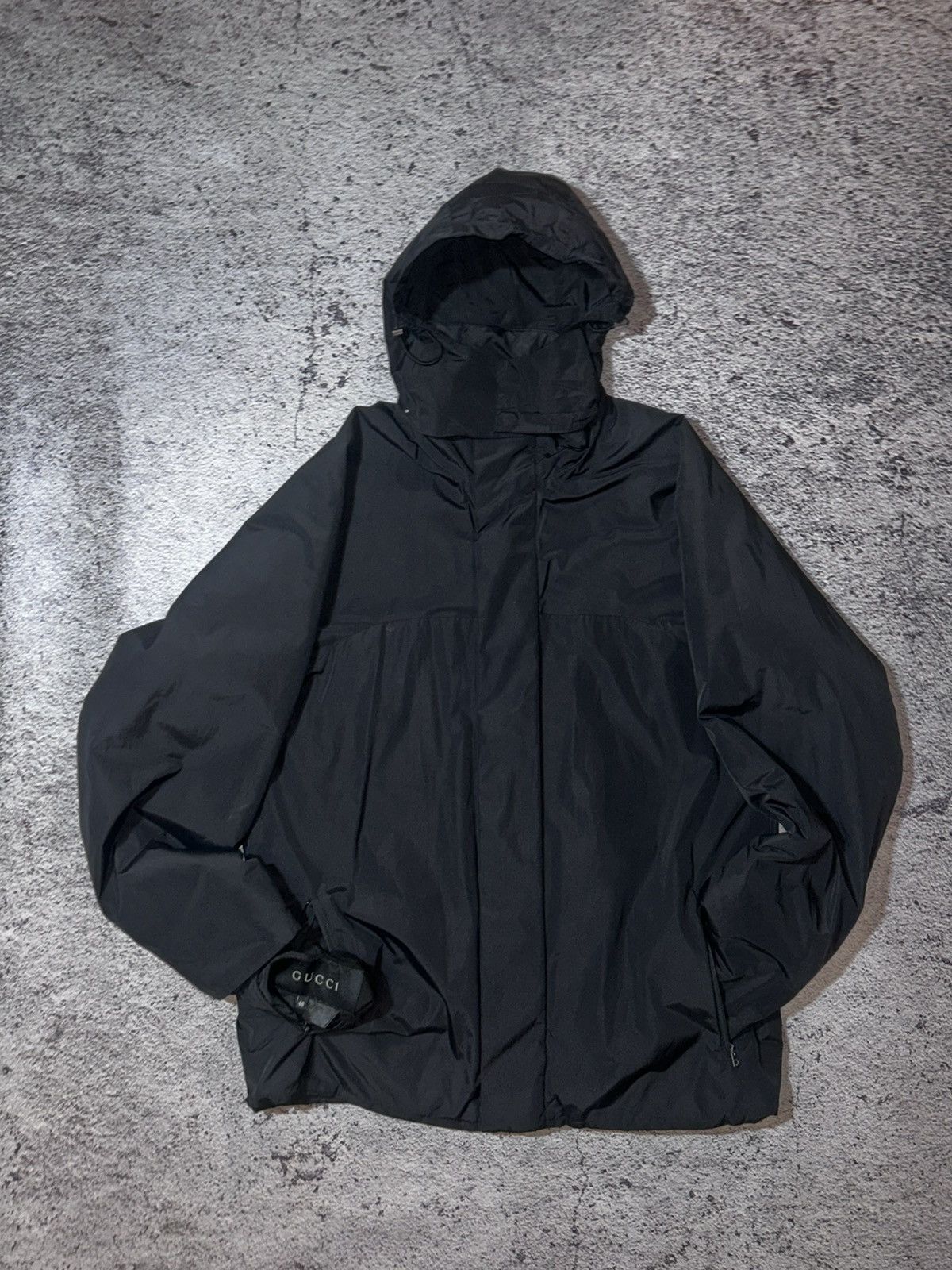 Gucci Gucci Technical Windbreaker Jacket Opium Style Total Black Size US L / EU 52-54 / 3 - 3 Thumbnail