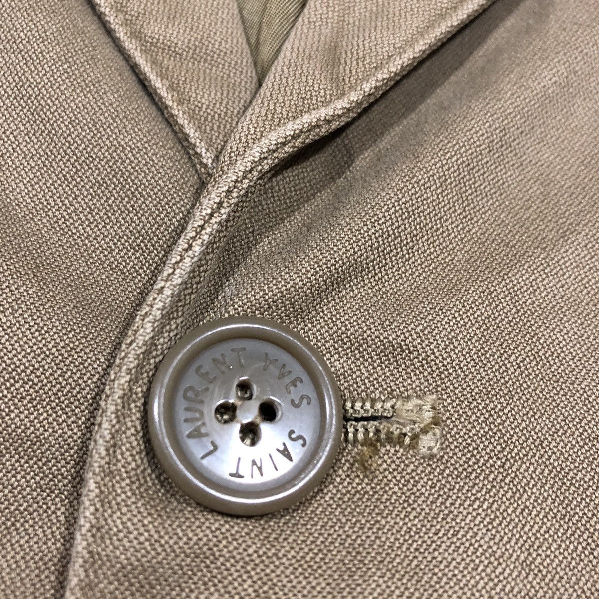 Vintage × Yves Saint Laurent VINTAGE YVES SAINT LAUREN Small Embroidered Logo Blazers Size US M / EU 48-50 / 2 - 7 Thumbnail
