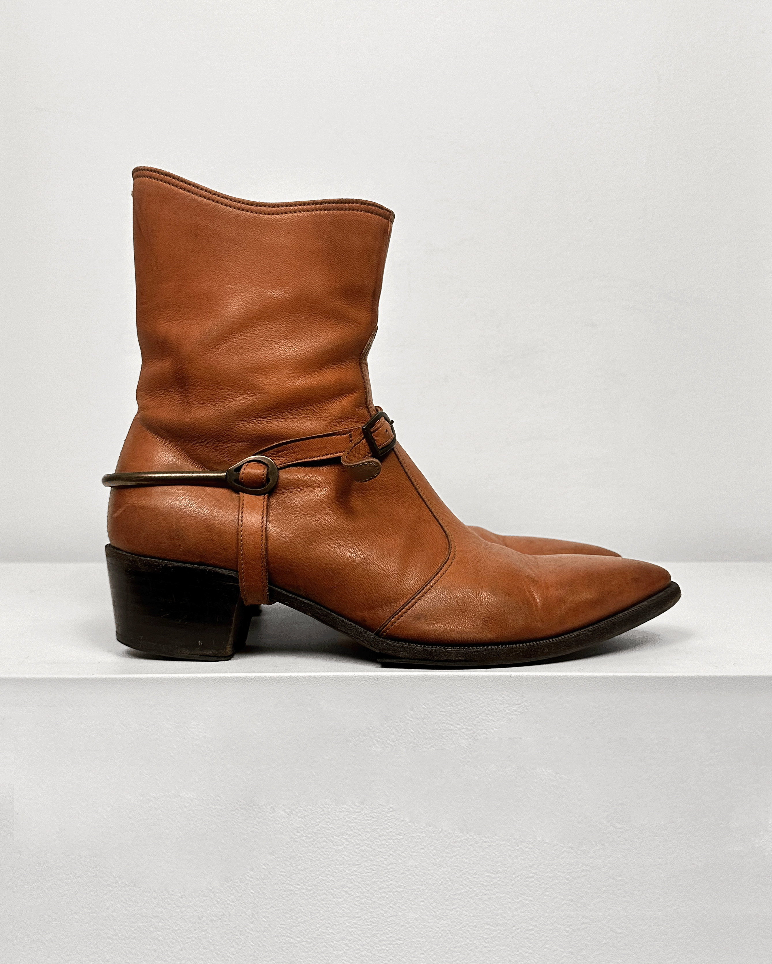 Maison Margiela Maison Margiela Red Cowboy Harness Boots Size US 7.5 / EU 40-41 - 3 Thumbnail