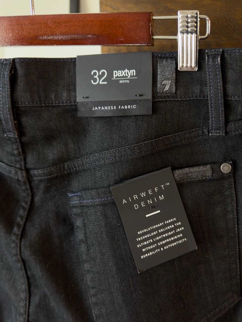 7 For All Mankind 7 for all Mankind Airweft Paxtyn Skinny - Size 32 Size US 32 / EU 48 - 2 Thumbnail