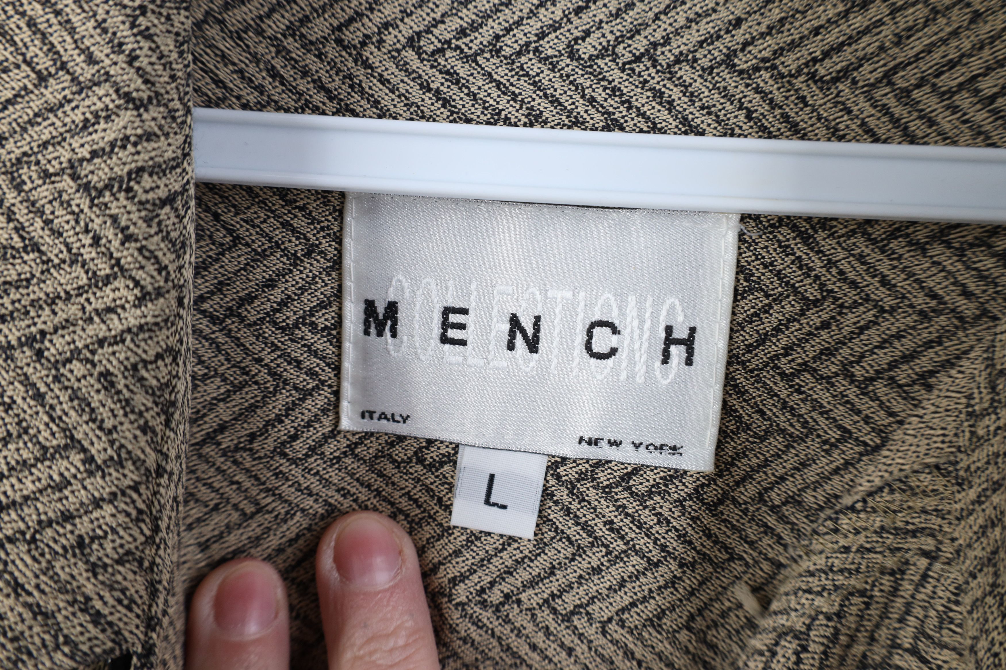 Vintage Vintage 90s Streetwear Herringbone Collared Button Shirt Size US L / EU 52-54 / 3 - 7 Thumbnail