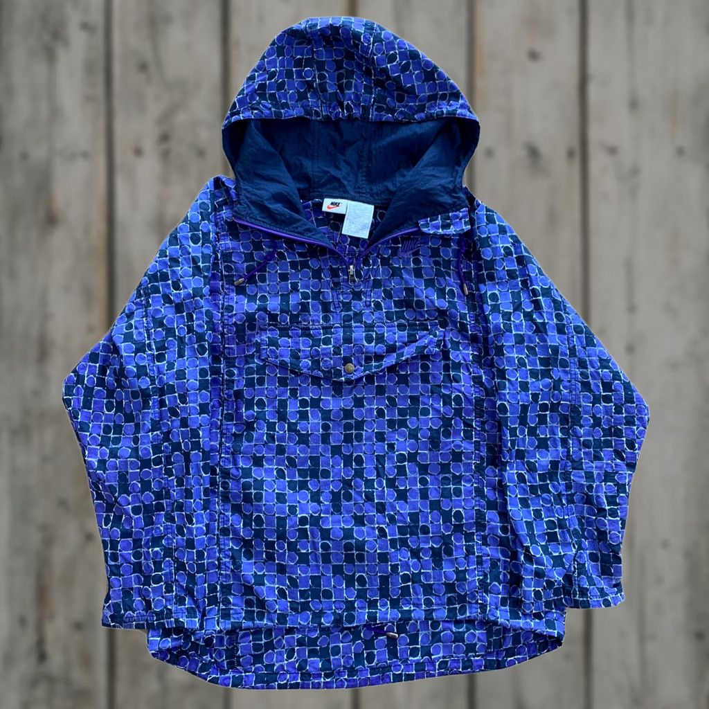 Nike VINTAGE Nike Windbreaker Jacket - Half Zip / Full Zip? (Unclear) Size US S / EU 44-46 / 1 - 1 Thumbnail