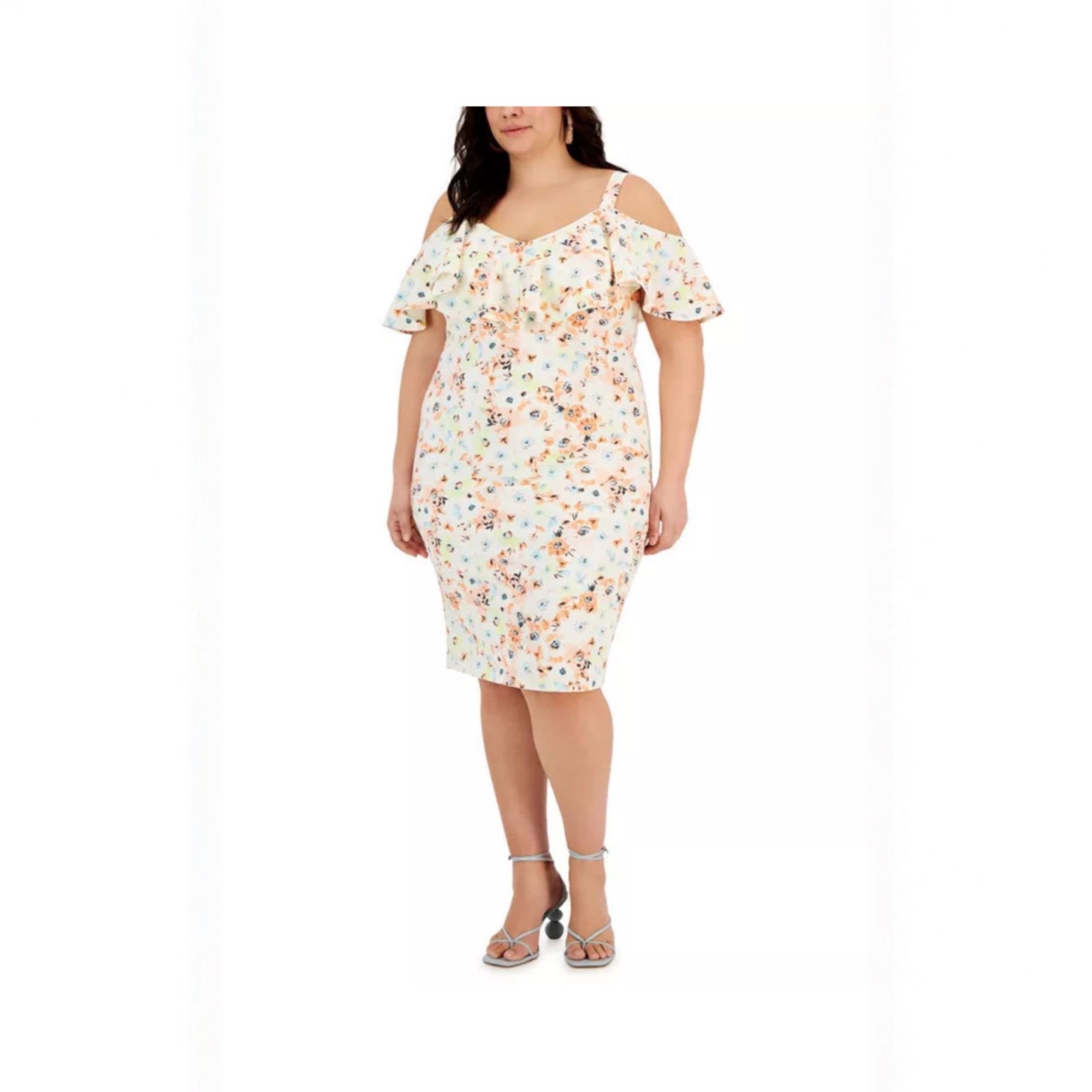 Other Rachel Roy Marcella off the shoulder Dress Size 20w Size XXL / US 16-18 / IT 52-54 - 4 Thumbnail