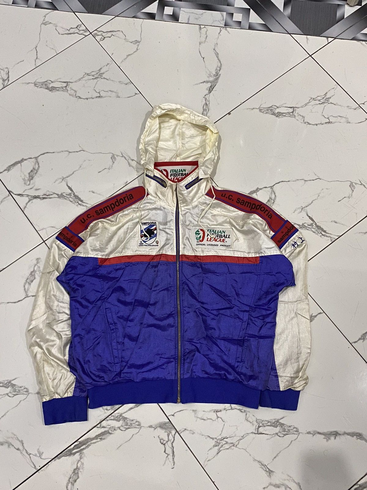 Japanese Brand × Kappa × Phenix Vintage kappa phenix jacket sampdoria fc 1993 boxy fit Size US L / EU 52-54 / 3 - 2 Thumbnail