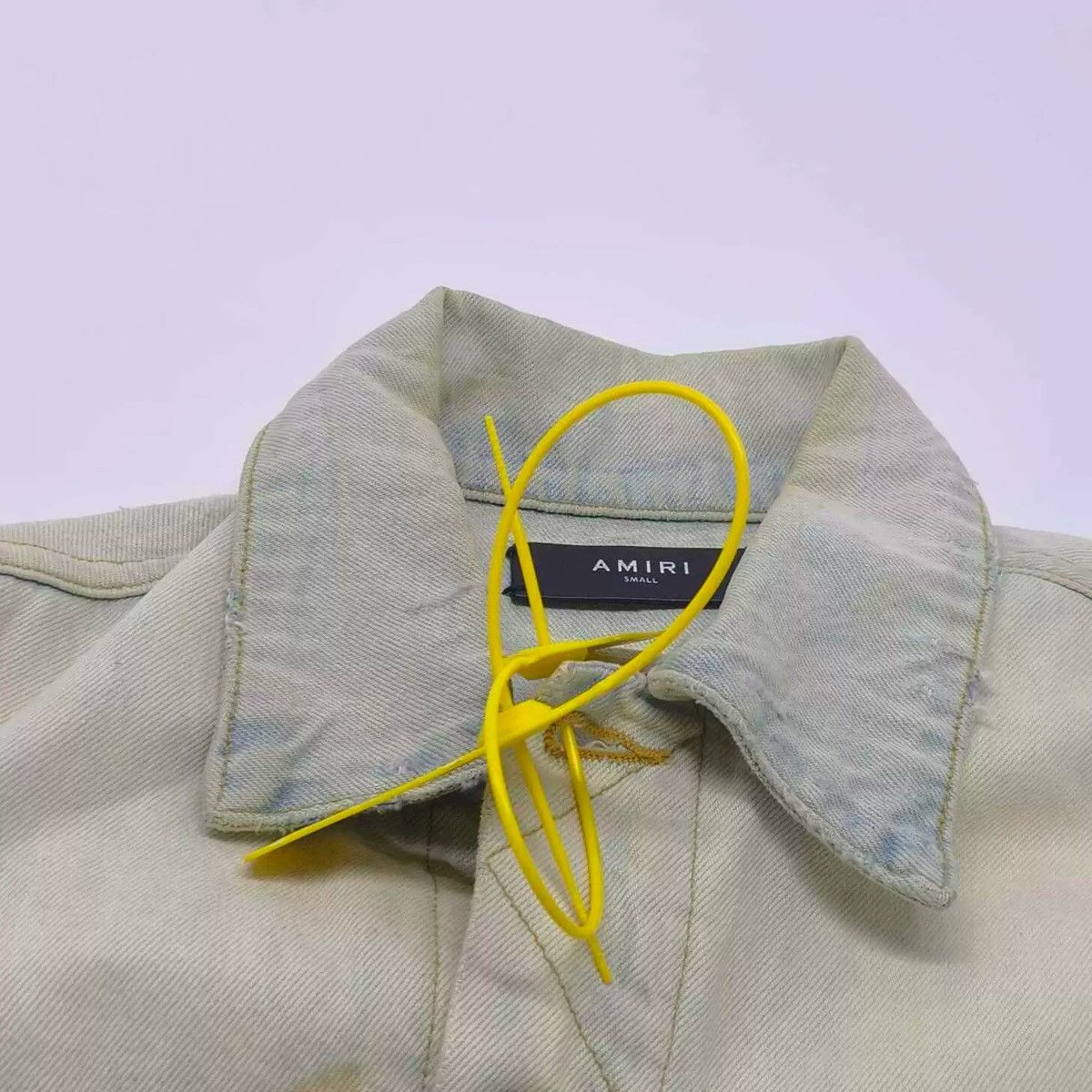 Amiri Amiri Light blue washed denim jacket coat 2501-Nextarrow Size US S / EU 44-46 / 1 - 15 Thumbnail