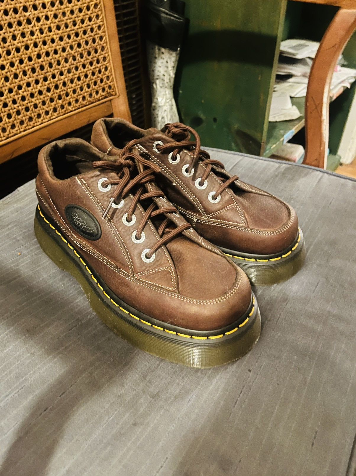 Dr. Martens Dr.martens BUZZ 5-Eye Grizzly Leather Shoes Size US 8 / IT 38 - 2 Thumbnail